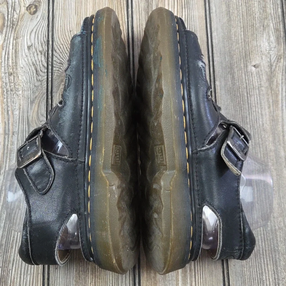 Vintage Dr. Martens Black Leather Fisherman Sandals​ Size 9 Made In ENGLAND